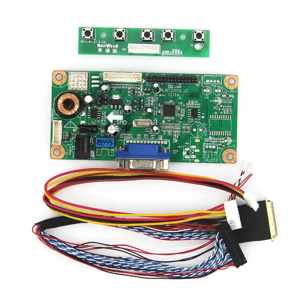 

LCD/LED Controller Driver Board(VGA) M.RT2270 For HV056WX1-100 1280x800 LVDS Monitor Reuse Laptop