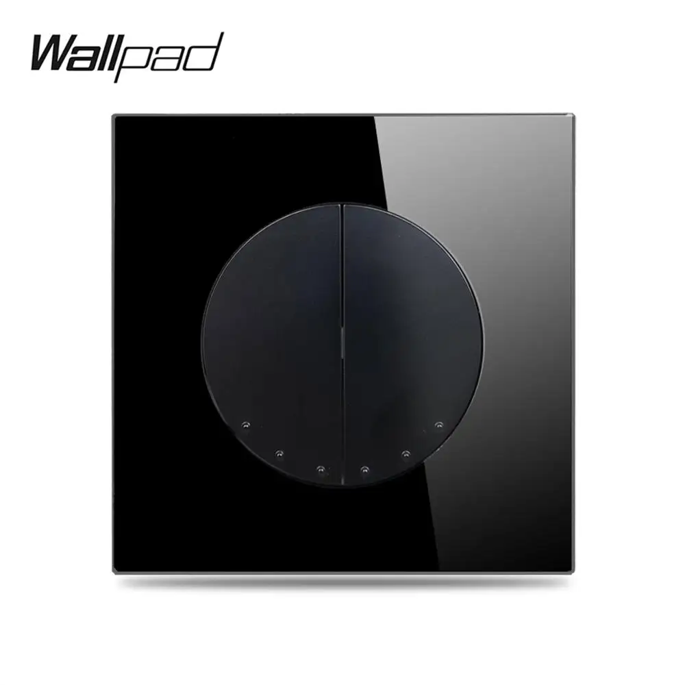 Wallpad L6 LED 2 Gang моментальная Перезагрузка Электрический настенный выключатель для