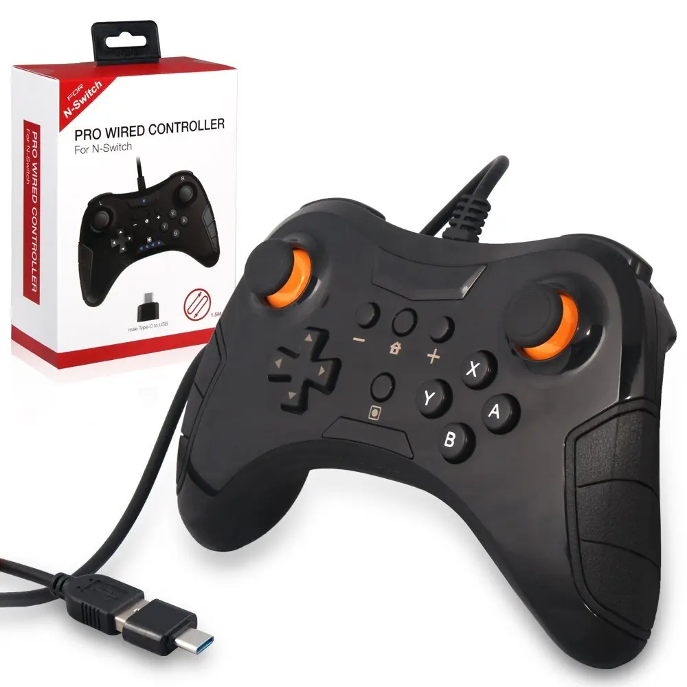 USB проводной игровой джойстик с кабелем длиной 1 5 м для контроллера nintendo Switch Pro