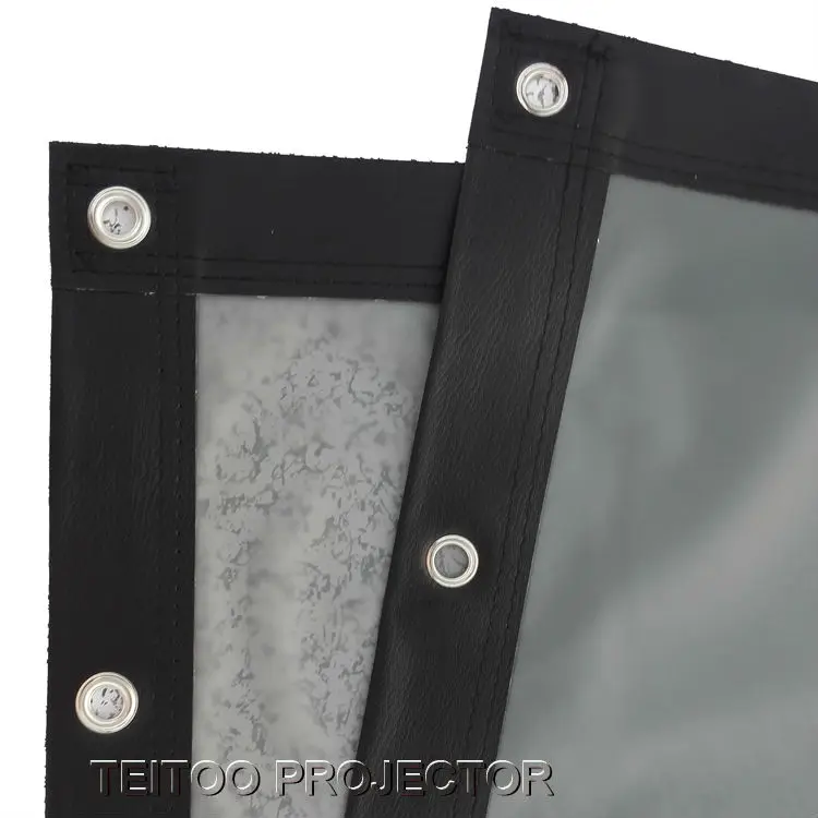 100 дюймовый 4:3 ПВХ быстро Складывающийся Портативный задний Full HD проектор