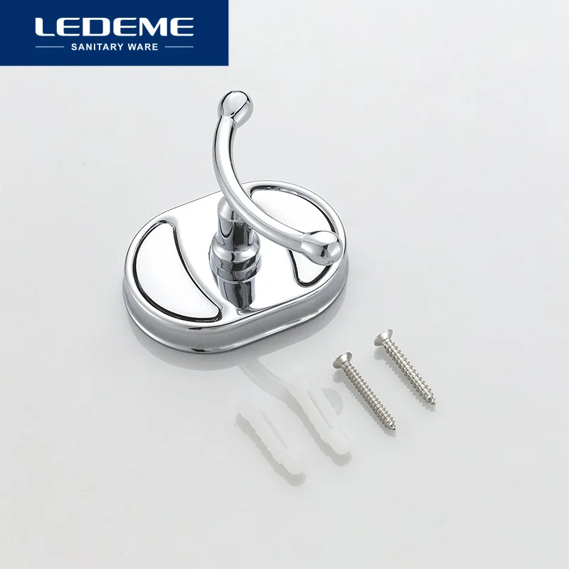 Крючок для одежды LEDEME крючок с хромированной отделкой из нержавеющей стали