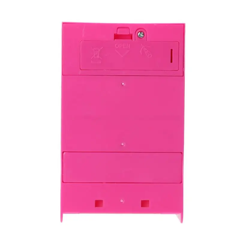 Pink Simulated Fridge Fun Toy Kids Pretend Role Play Toy Refrigerator Mini Indoor Game Children Girls Playing House Toy Fridge