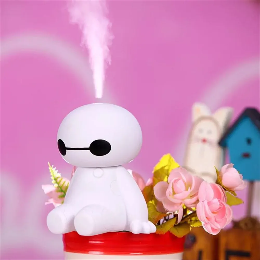 3 цвета baymax мини увлажнитель ароматерапия Прокат распыления маленький