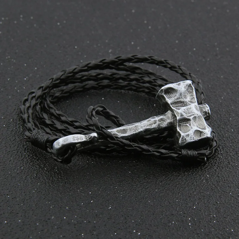 Для мужчин скандинавский Викинг браслет Одина символ скандинавской викингов Тор