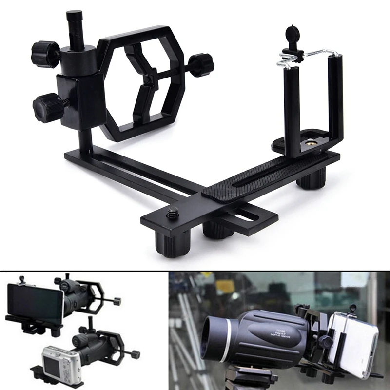 Multifunction Telescopic Universal Digital Camera Cell Phone Bracket Support Holder Mount Spotting Scopes Telescope Adapter | Электроника