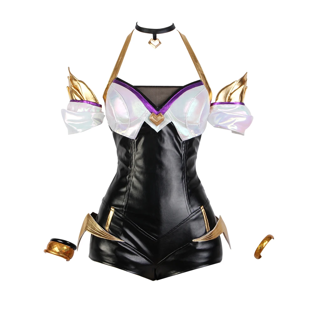 

LOL KDA Ahri/Kai'sa cosplay costume uniform wig earphone props Accessories outfits Halloween costumes for women cos