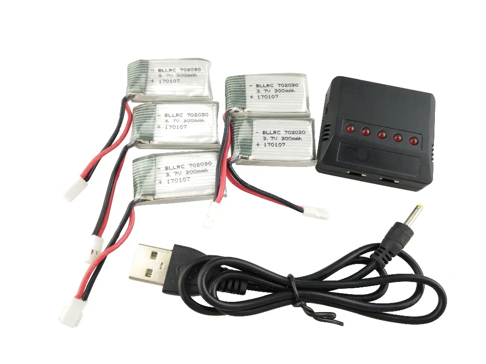 5 шт. 3 7 В 300 мАч Li-po Batterie Avec 1in5 Chargeur ансамбль Pour Нибиру E55 FQ777 FQ17W Hubsan h107 Syma X11C H108C U816 |