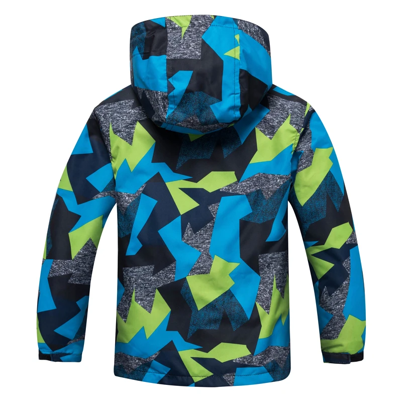 Waterproof Jacket 2019 Spring Autumn Boys Windbreaker Jackets Polar Fleece Coats Kids Outerwear Sport hoodie Clothes Double-Deck | Детская