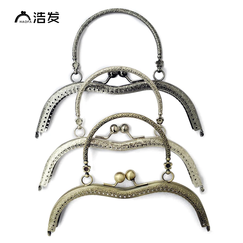 HAOFA 19 см аксессуары для сумки полукруглый узор ручка античный Arc Arabesque