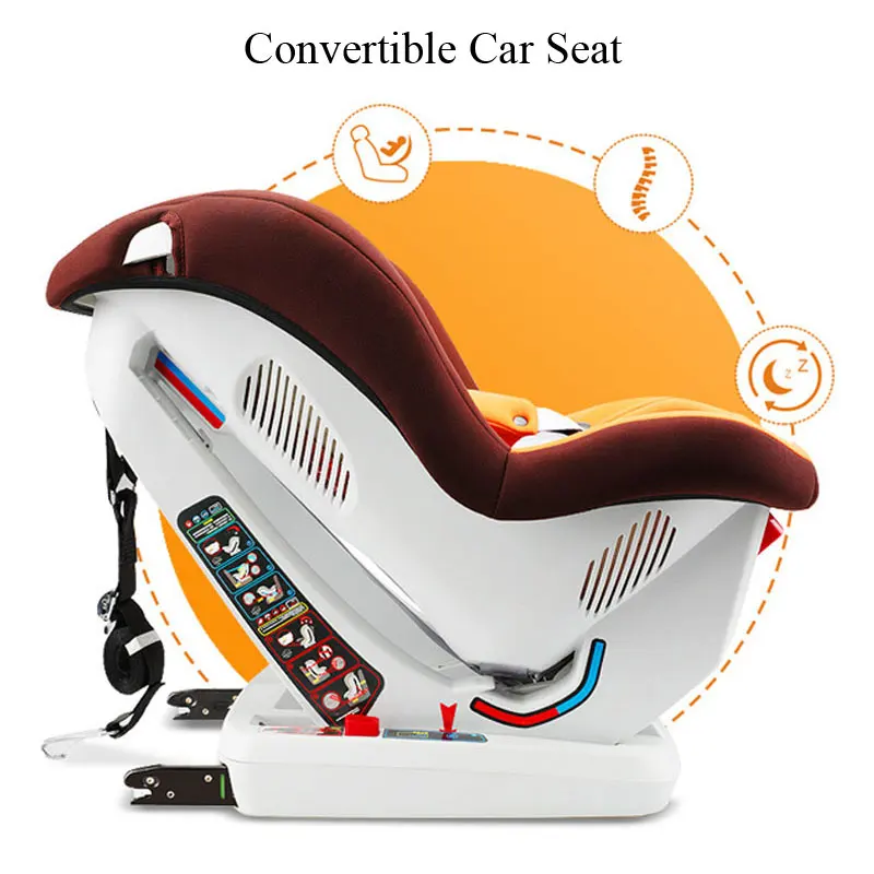 Детское сиденье безопасности Isofix, жесткий интерфейс, пятиточечный жгут, детское сиденье для новорожденных