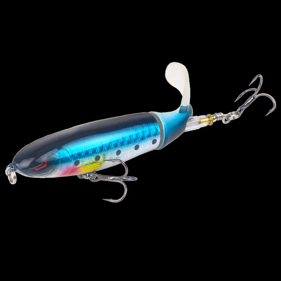 F8 В коробке Качество Whopper Plopper 10 см/13 г Искусственная верхняя жесткая приманка для рыбалки воблер вращающийся мягкий хвост рыболовные снасти - Цвет: F8