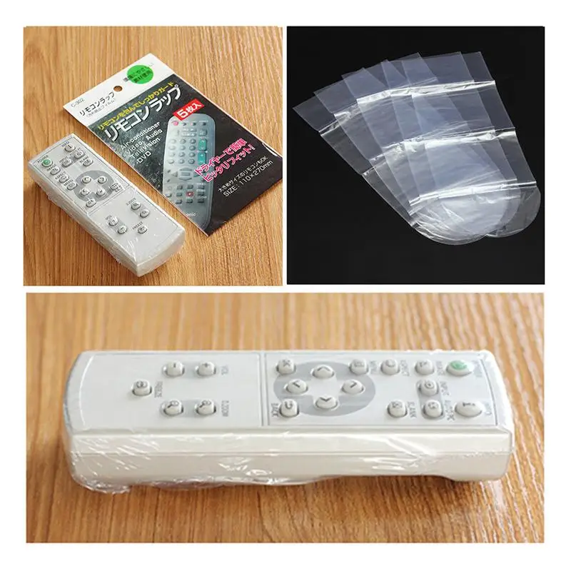 5pcs 27*11cm Heat Shrink Film TV Air-Conditioner Video Remote Control Protector Cover | Компьютеры и офис