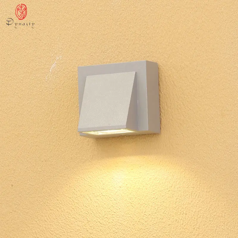 Настенный уличный светильник династии Алюминиевая СВЕТОДИОДНАЯ Лампа для стен