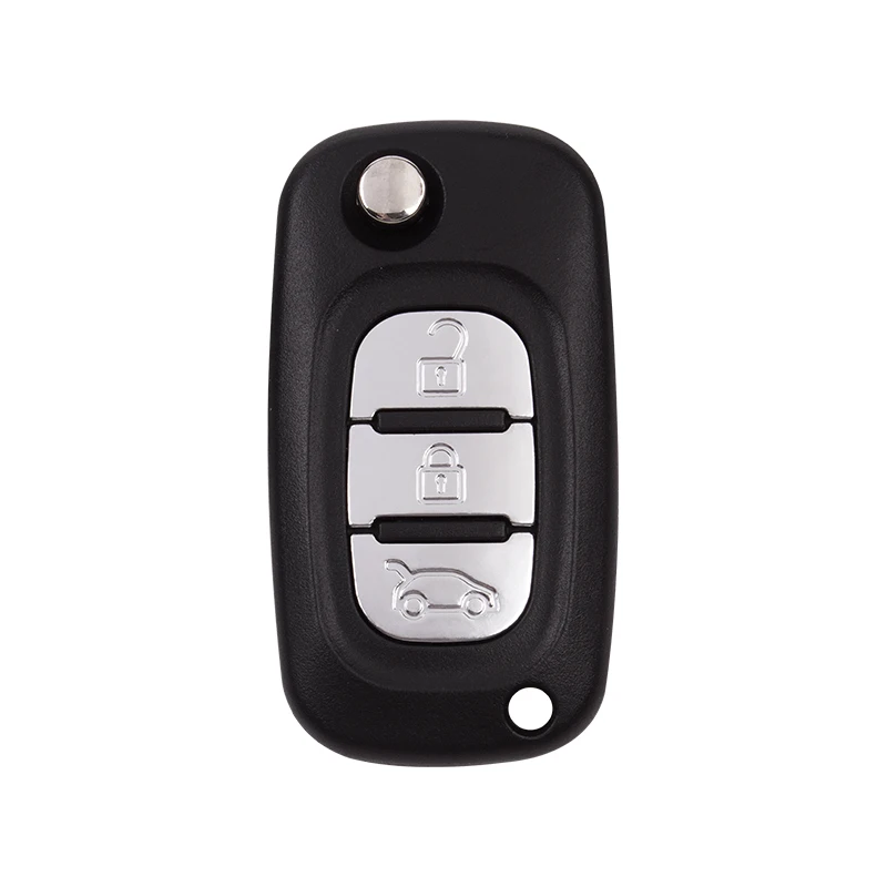 Раскладной чехол VDIAGTOOL для автомобильного ключа с 3 кнопками Renault Clio Vivaro Master Traffic