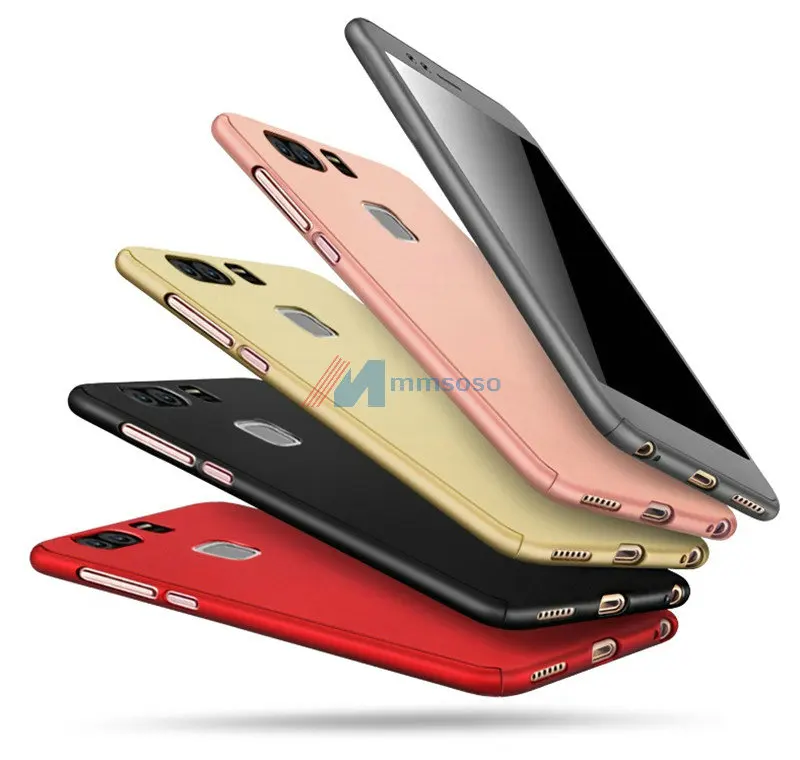 360 Degree Full Cases for Huawei P10 Lite Back Cover with Tempered Glass P 10 WAS-LX1 |