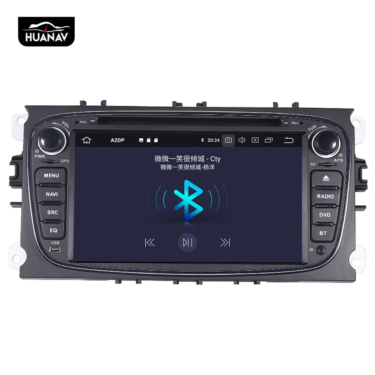 Android9.0 автомобильный DVD плеер GPS Навигация стерео Мультимедиа для Ford Focus 2004 2011