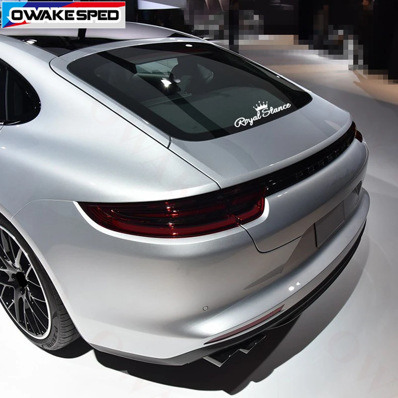 40 см, королевская наклейка, Виниловая наклейка для автомобиля, корона, JDM, авто, украшение на лобовое стекло, окно, наклейка s, автомобильные аксессуары