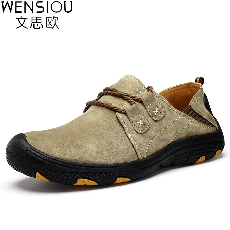Genuine Leather Sneaker Men Casual Shoes Zapatos Hombre Flats Moccasins Loafers Mans Footwear Slip On Fashion Male AET615 | Обувь