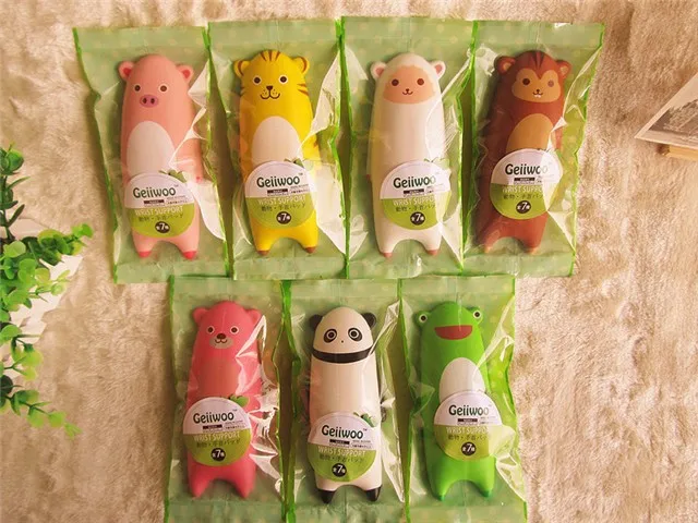 Новая южнокорейская ikiru Милая подушка для рук с животными 7 стилей PU материал