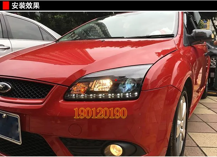 JGD Фирменная Новинка Стайлинг для Ford светодиодная фара для Focus 2005-2008 фары Би-ксеноновые лампы головного света светодиодный ДРЛ огни для автомобиля