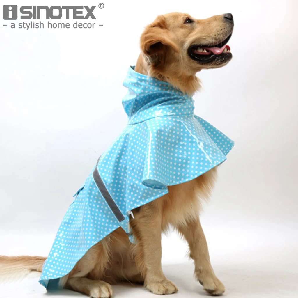 Large Dog Raincoat Pet Clothes Rain Snow Coat of Paint Polka Dot Golden Retriever Labrador Husky Summer Winter |
