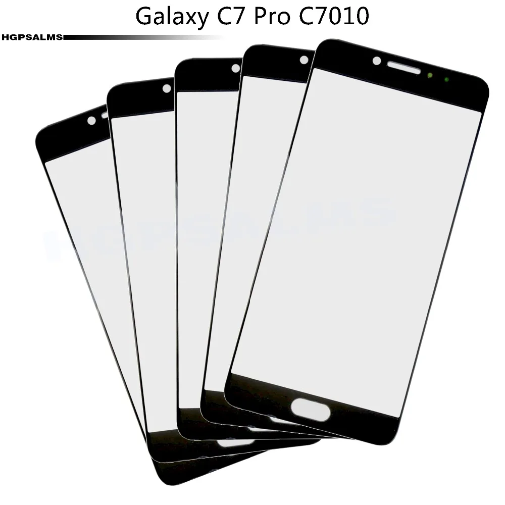 Для samsung Galaxy C7Pro C7010 Внешний стеклянный объектив с сенсорным экраном внешняя