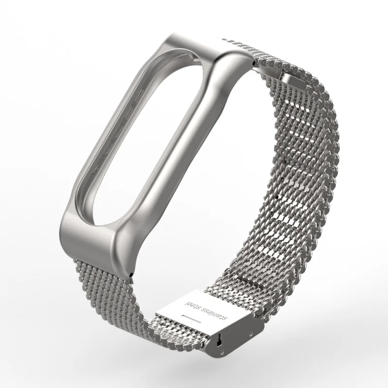 Металлический ремешок Mijobs для браслета MiBand 2 браслет из нержавеющей стали Xiaomi Mi