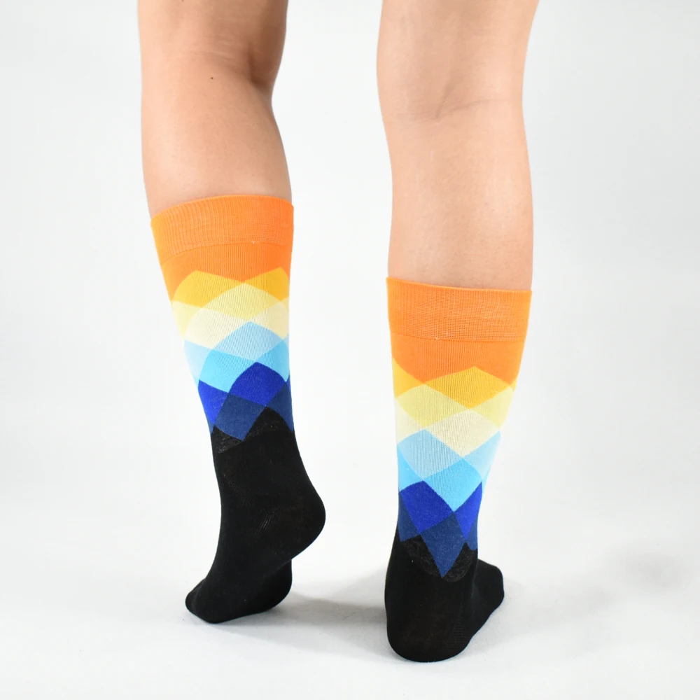 Мужские хлопковые носки с бриллиантами 2019|men socks colorful|fashion men socksmens fashion |
