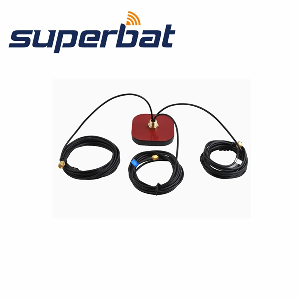 Superbat 3 в 1 Funtion Многодиапазонная Антенна gps + WiFi GSM антенна усилитель сигнала SMA