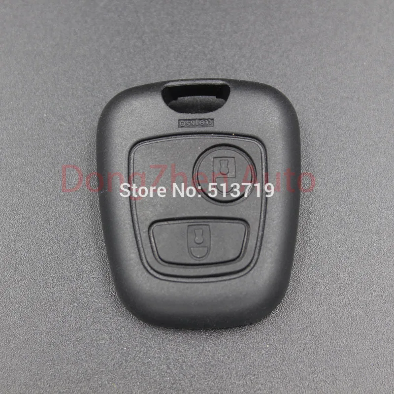 Замена корпуса чехла для ключа автомобиля с необработанным лезвием для Citroen C1 C4 Peugeot 107 207 307 407 206 306 406 на.