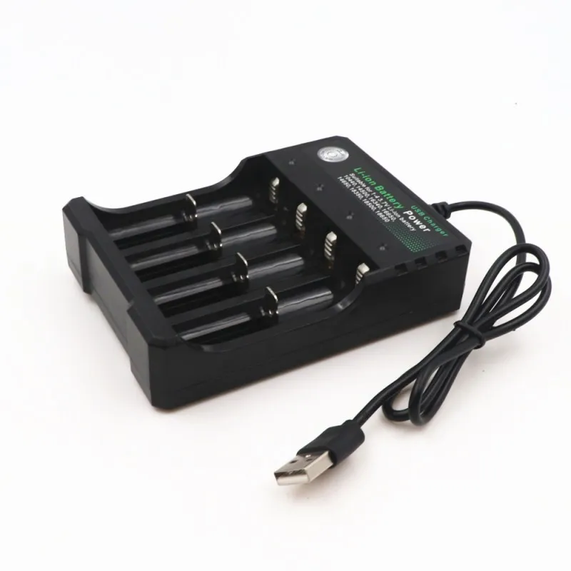 3,7 v 18650 зарядное устройство литий-ионный аккумулятор Usb независимая зарядка портативная электронная сигарета 18350 16340 14500 зарядное устройство