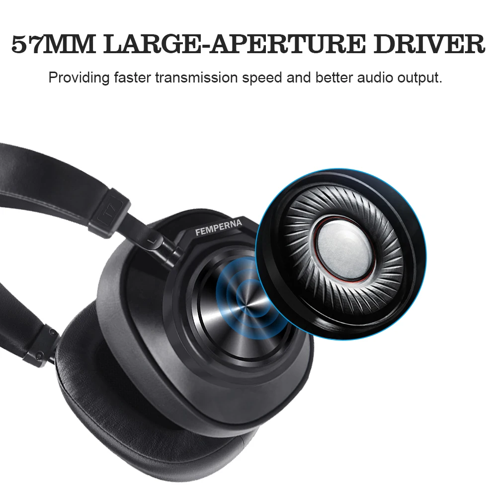 Femperna Bluetooth 5,0 беспроводные наушники для телефонов и музыки с распознаванием лица наушники с шумоподавлением