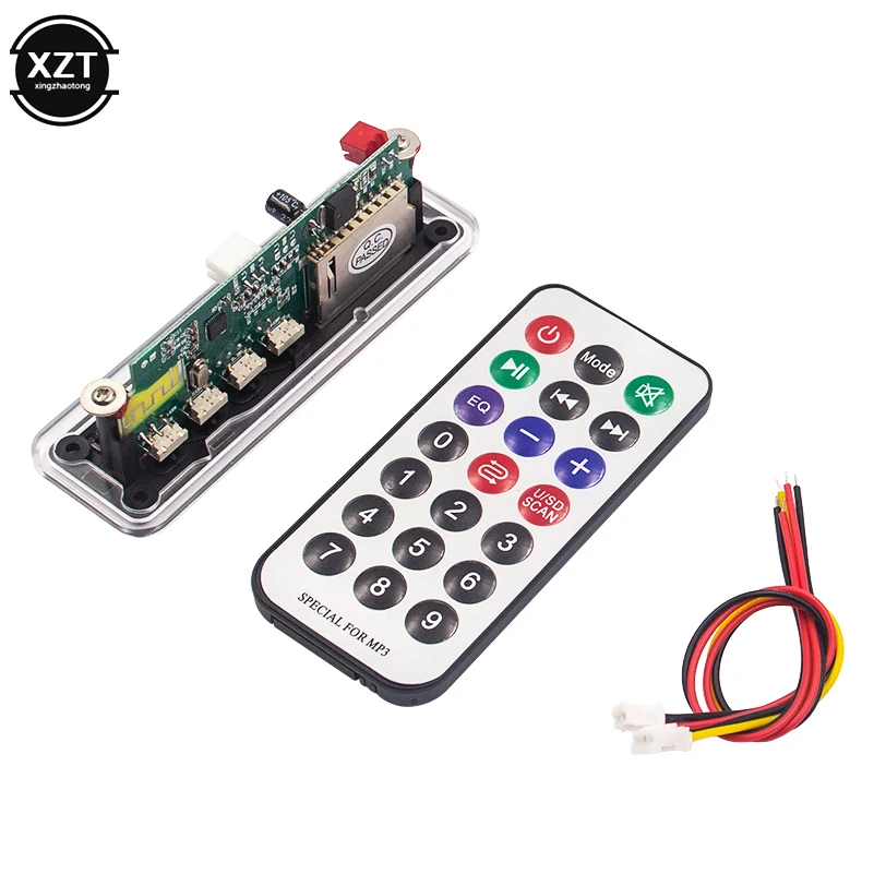 Беспроводной Bluetooth 5 0 mp3 декодер APE WMA USB SD AUX FM 12V музыкальный плеер с памятью
