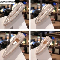 new super flash full pearl hollow metal hair clip baby clip barrette hairpin headdress accessories beauty styling tools hairband