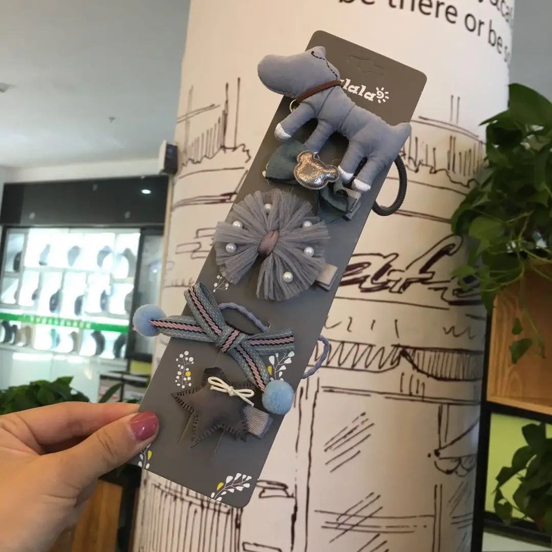 5 шт. детские заколки для волос с бантом|Аксессуары волос| |