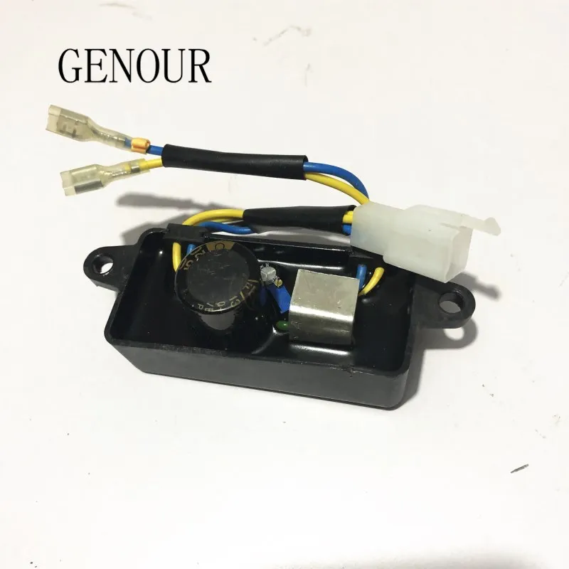 Автоматический регулятор напряжения Sharp square AVR 2 кВт, 250 кВт, подходит для двигателя Gx160 Gx200, запасные части, 6 проводов, 220 В, мкФ