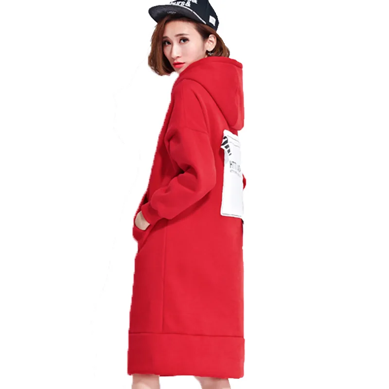 new arrival 2017 autumn and winter Europe print loose thicken long sleeved women Loose casual sweatshirt 68 | Женская одежда