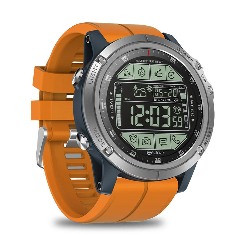 Zeblaze VIBE 3S прочные уличные умные часы в режиме реального времени погодные шаги