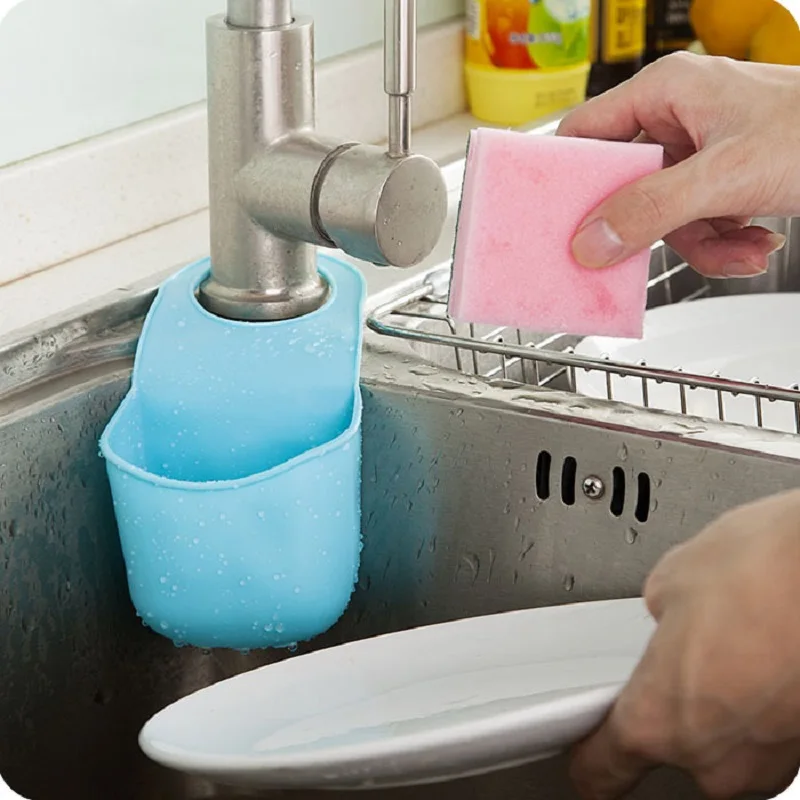 Новая креативная Складная Силиконовая кухонная сумка для хранения в ванную