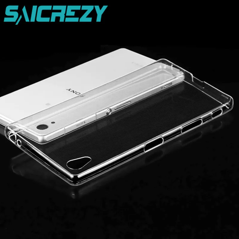 Мягкий прозрачный чехол из ТПУ для Sony Xperia XA Ultra C6 XA1 Plus XA2 XZ X XP Compact XZ2 Premium XZ3 L4 L3