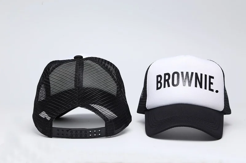 Бейсболка с принтом Блонди коричневого цвета Женская бейсболка из полиэстера