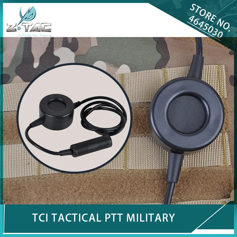 Тактические наушники Z Airsoft TCI PTT совместимые с Comtac II H50 SORDIN HD03 Softair аксессуары Kenwood