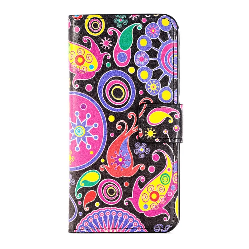 Style 5 Для samsung Galaxy S3 S4 S5 мини S6 S7 EDGE PLUS NOTE 3 4 5 S7562 S7390 чехол для телефона Краски Флаг бабочка шаблон искусственная кожа откидная крышка - Цвет: Style 5