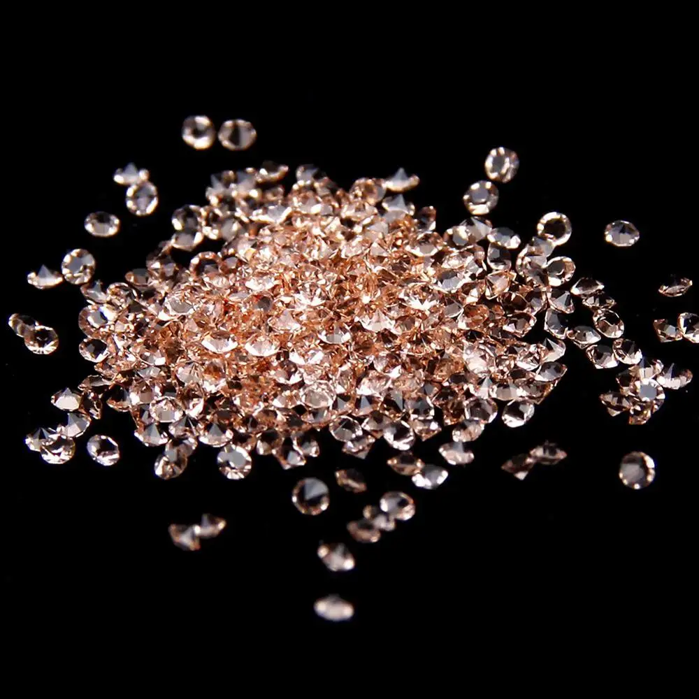 22 Champagne 1,1 мм 1440 шт новое поступление круглые кубические красоты блестящее стекло копия циркония камни класса ААА для 3D ногтей дизайн украшения - Цвет: 22 Champagne