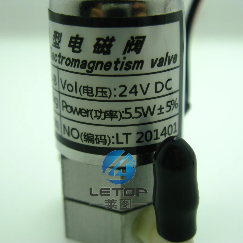 Соленоидный клапан Letop для сольвентного принтера 24 В постоянного тока 6 5 Вт|valve