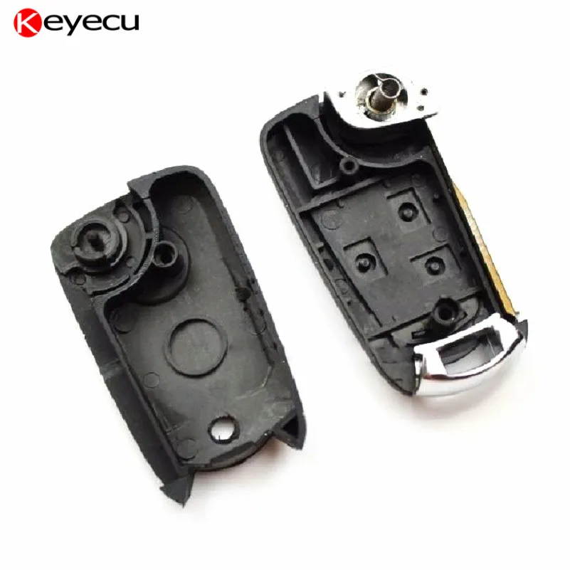 KEYECU складной чехол для ключей с дистанционным управлением Fob 3B Vauxhall Opel Vectra Signum