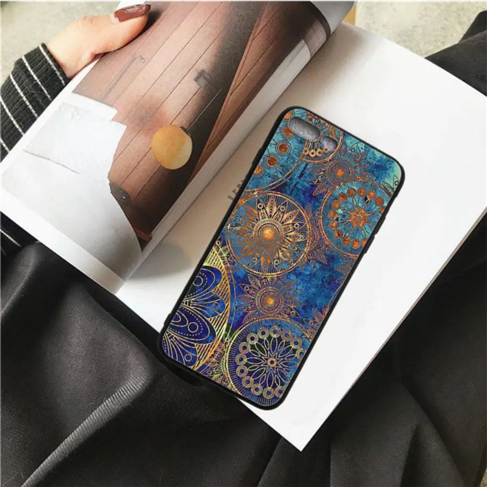 OUTMIX Мандала силиконовый мягкий чехол для мобильного телефона iPhone 7 7plus 8 8plus X XS XR max