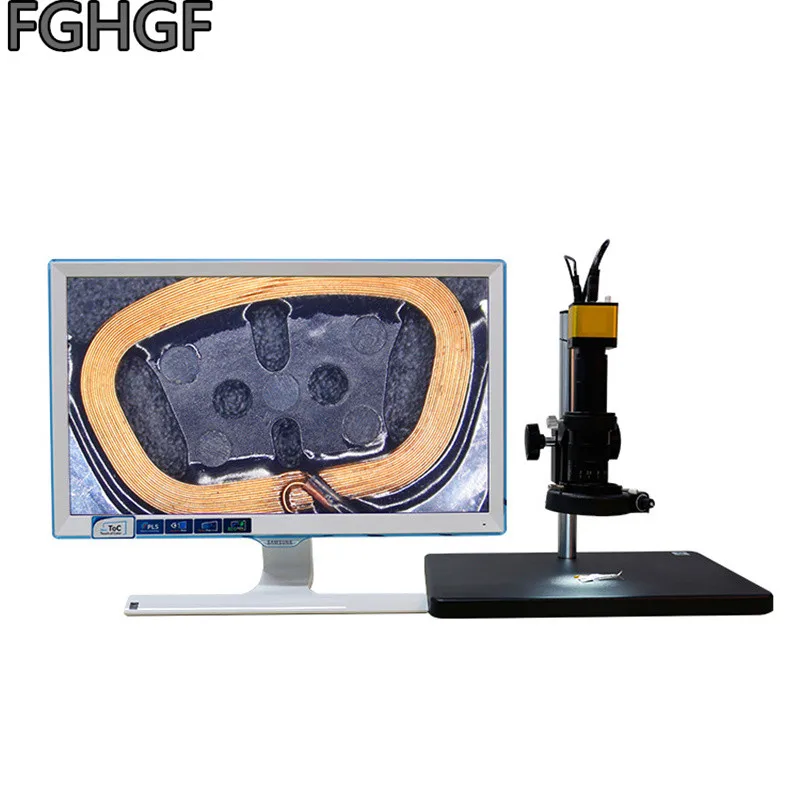 FGHGF HDMI 200 мегапиксельная камера HD электронный микроскоп 0745 зум объектив с