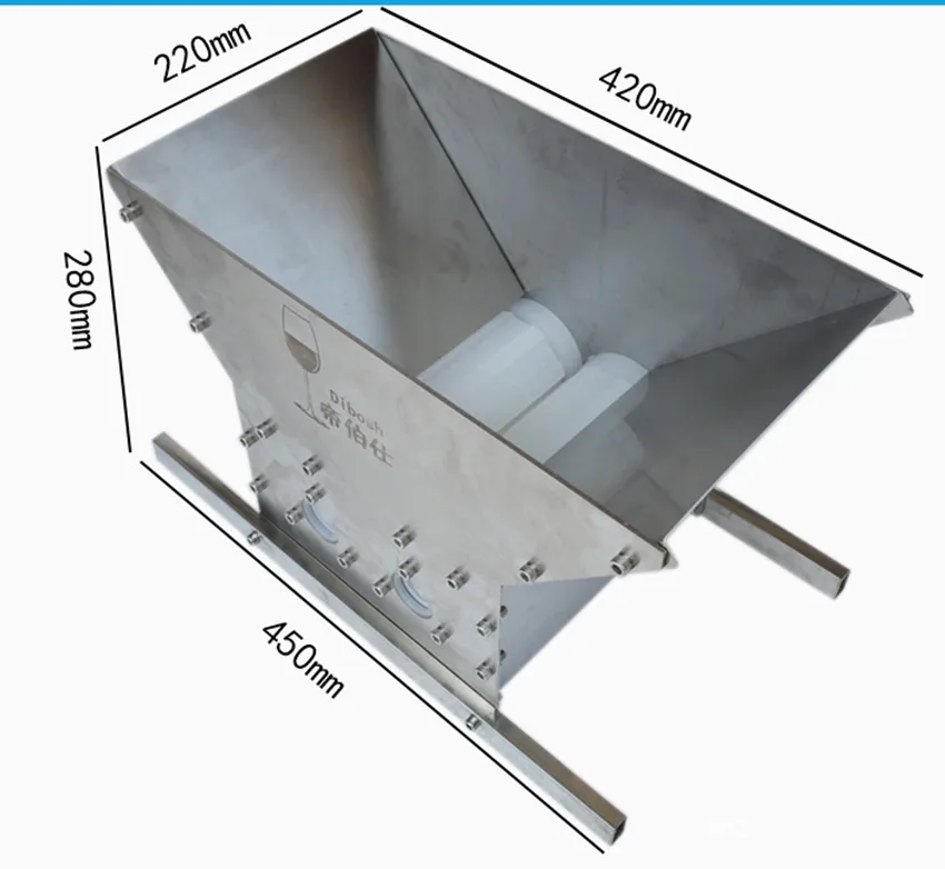 Новинка 2 ролика электрическая дробилка винограда дробильная машина