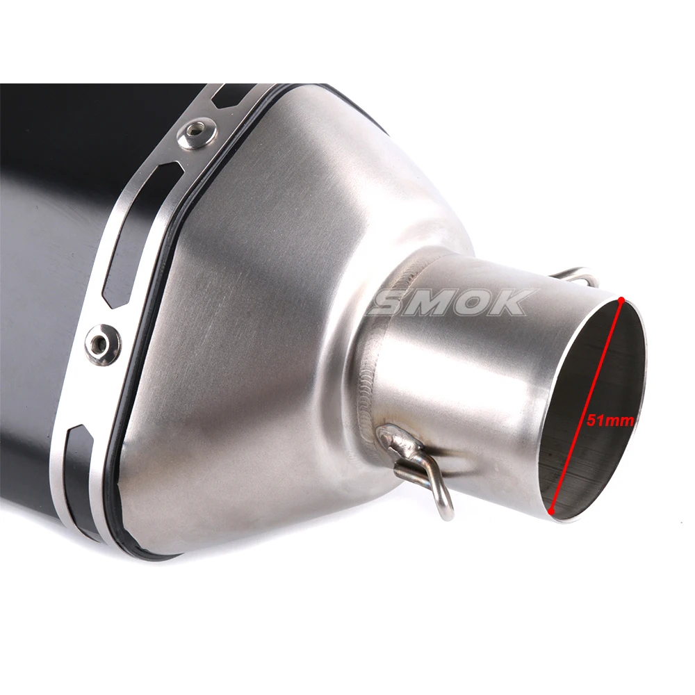SMOK для Yamaha Xmax 250 300 2017 2018 мотоцикл Нержавеющая сталь углеродного волокна дБ убийца